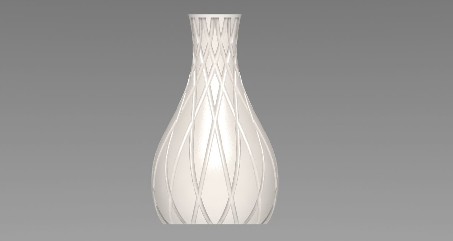 Vase ceramic 3D print model_3