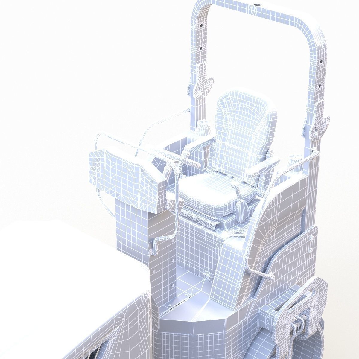 Road Roller 4 3D model_17