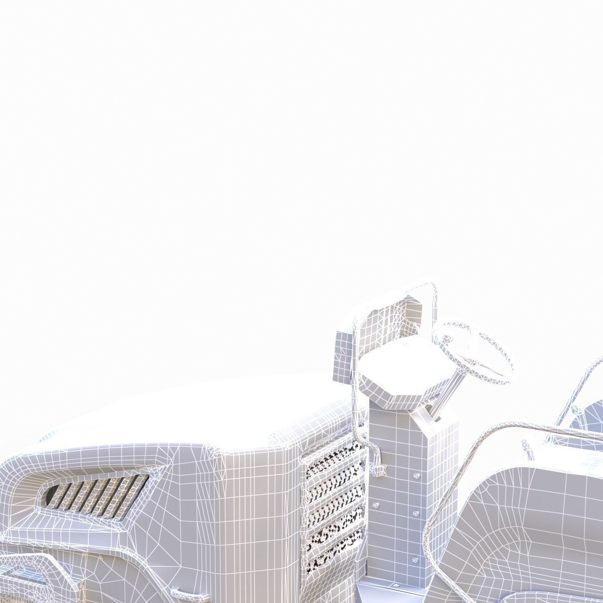 Road Roller 4 3D model_18