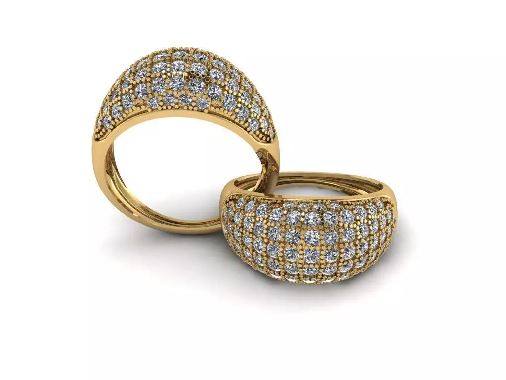 Rings  3D print model_0