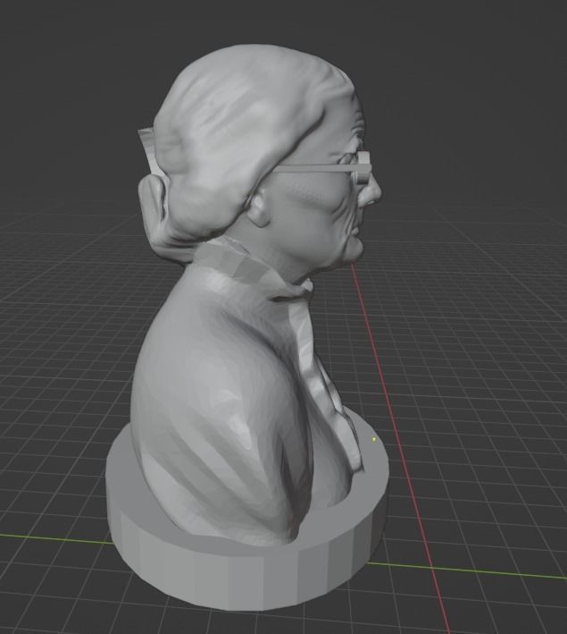 Susan Anthony 3D print model_8