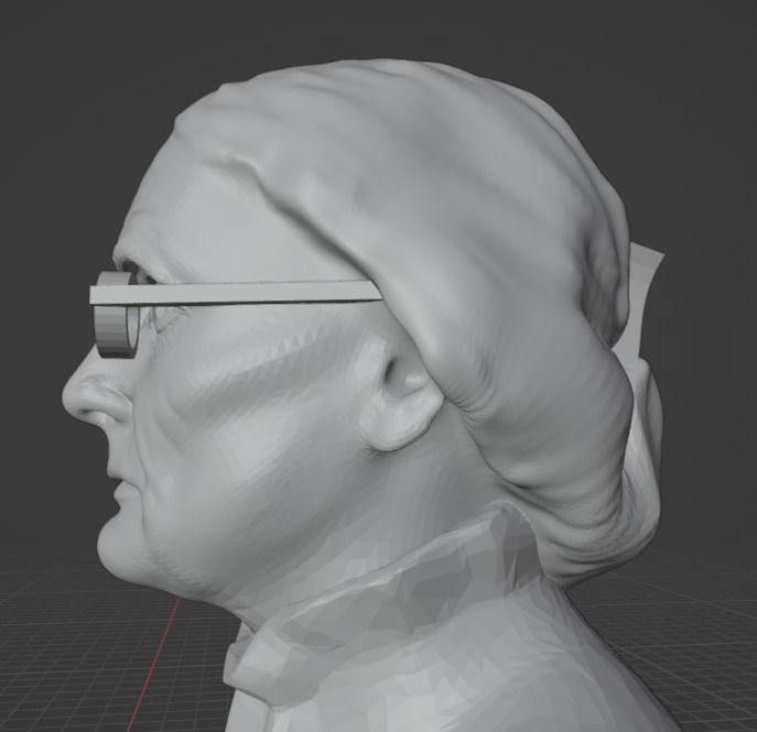 Susan Anthony 3D print model_9