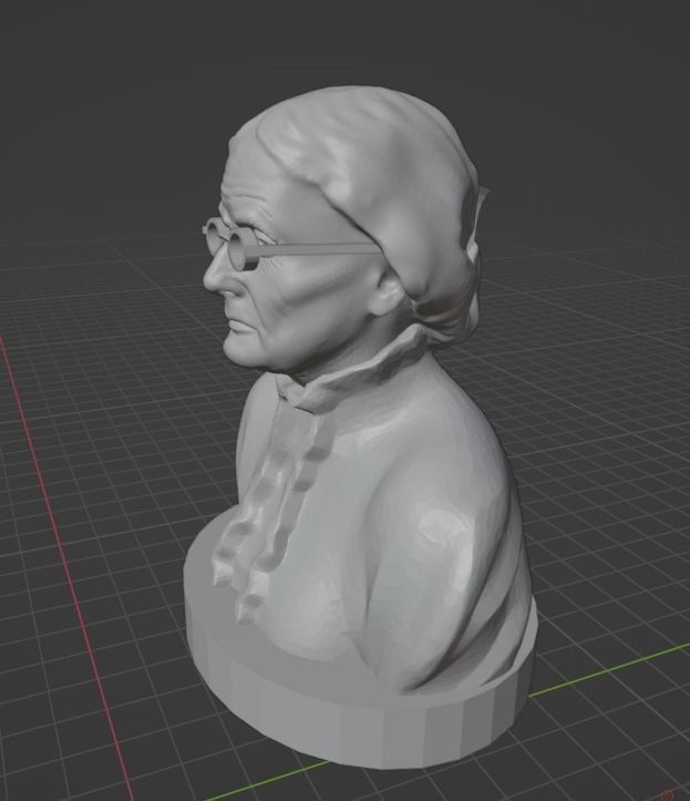 Susan Anthony 3D print model_4
