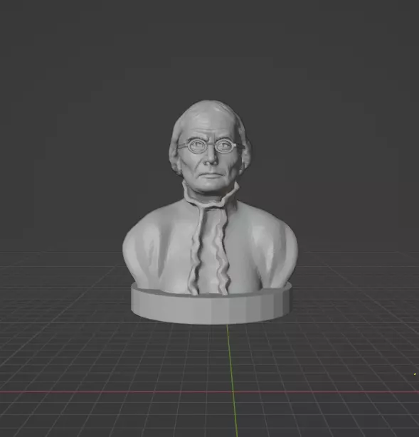 Susan Anthony 3D print model_0