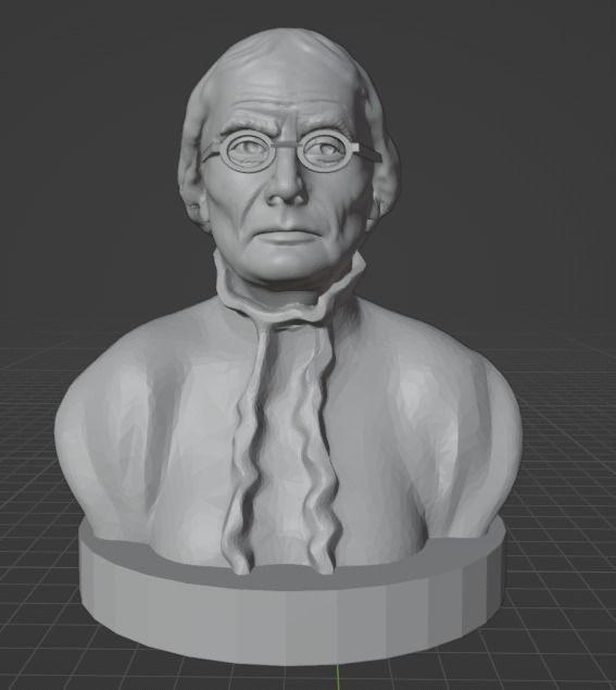 Susan Anthony 3D print model_14