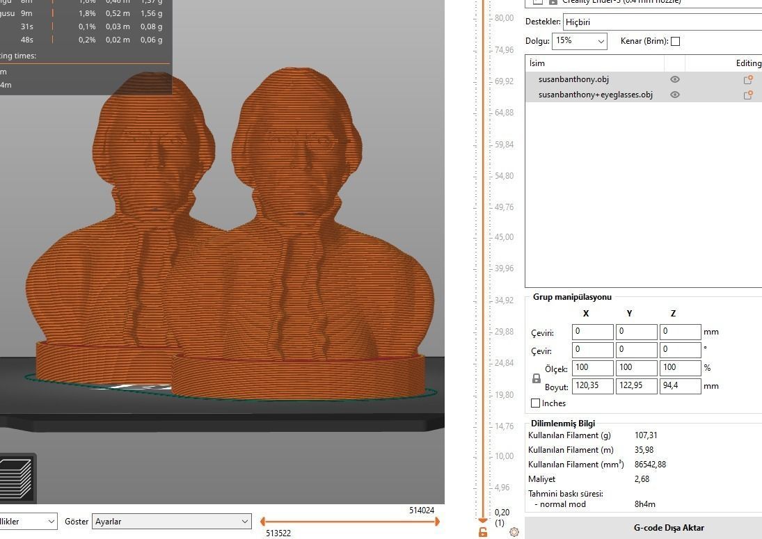 Susan Anthony 3D print model_19