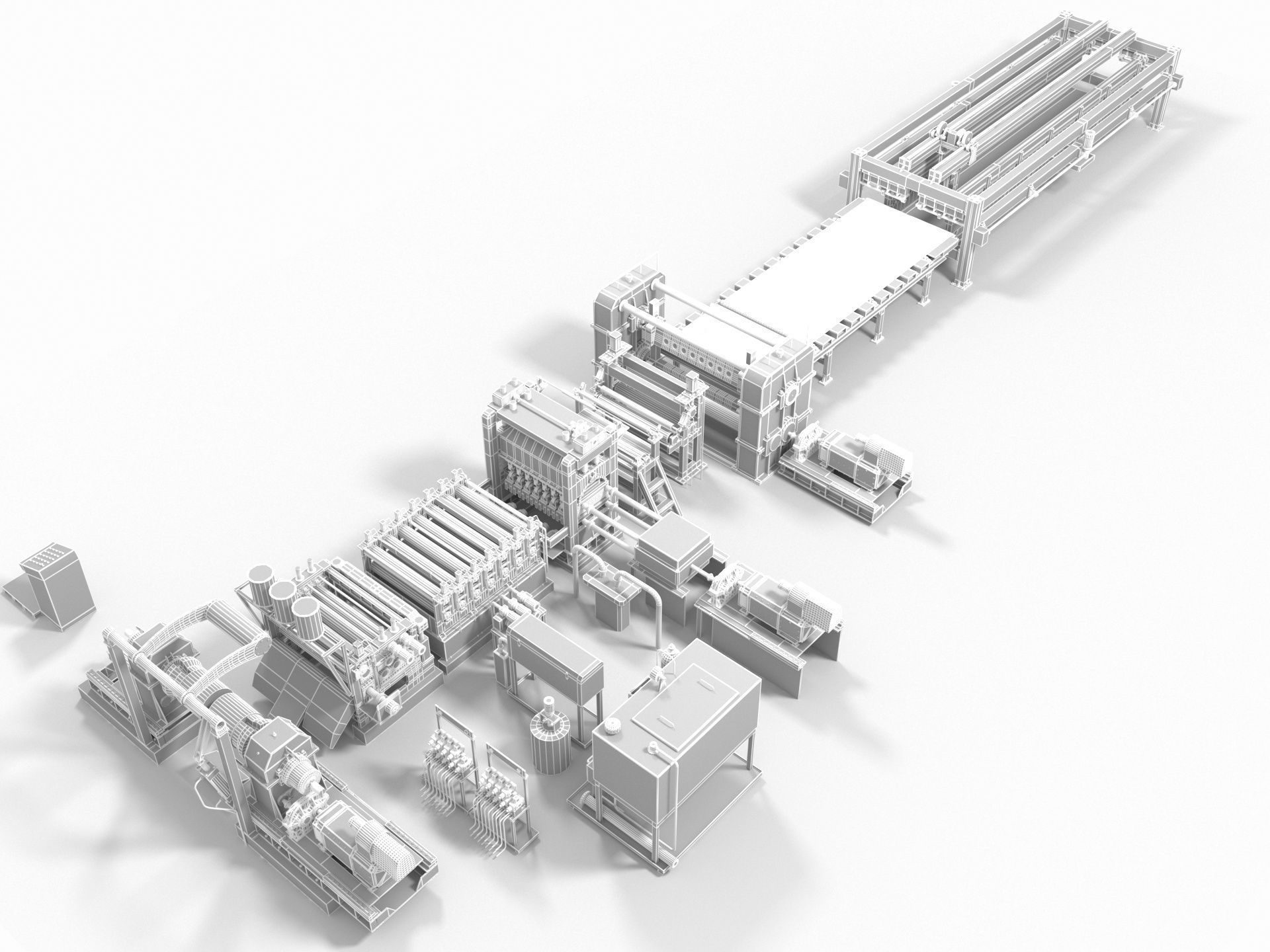 Plate Shears Guillotine 3D model_18