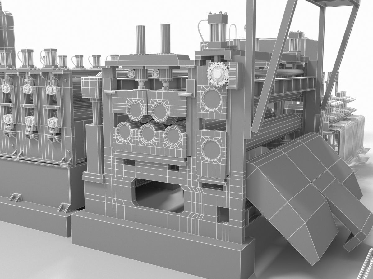 Plate Shears Guillotine 3D model_21