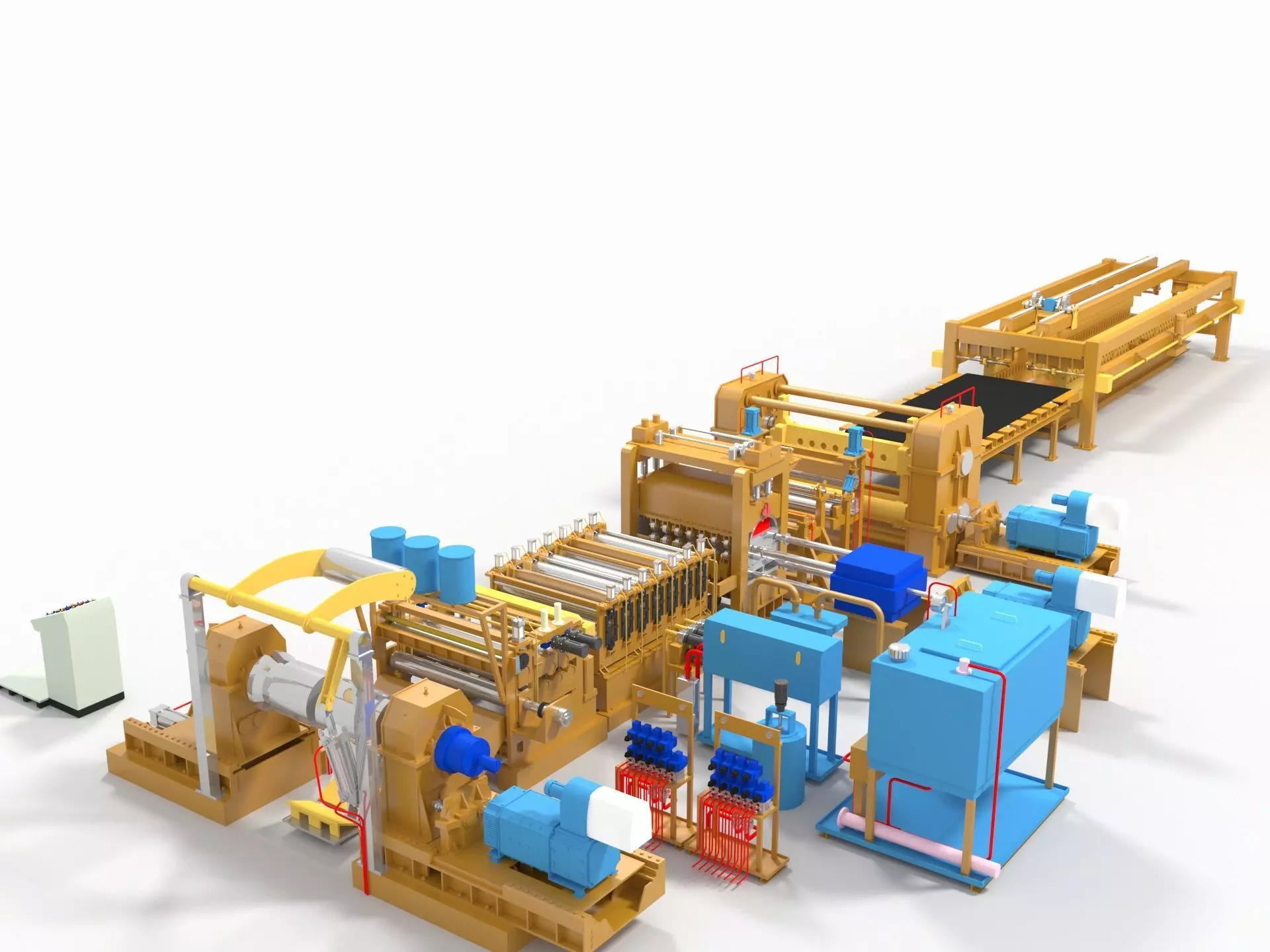 Plate Shears Guillotine 3D model_0