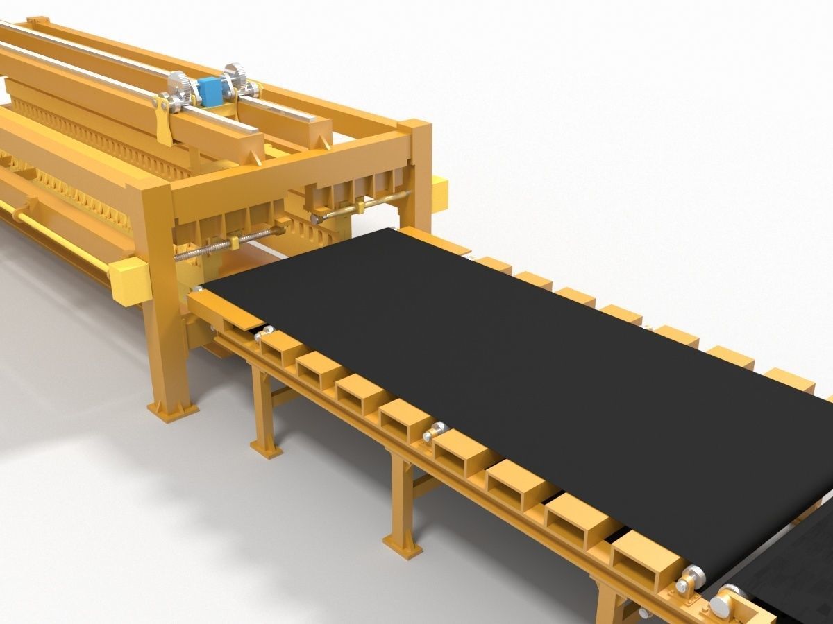 Plate Shears Guillotine 3D model_14