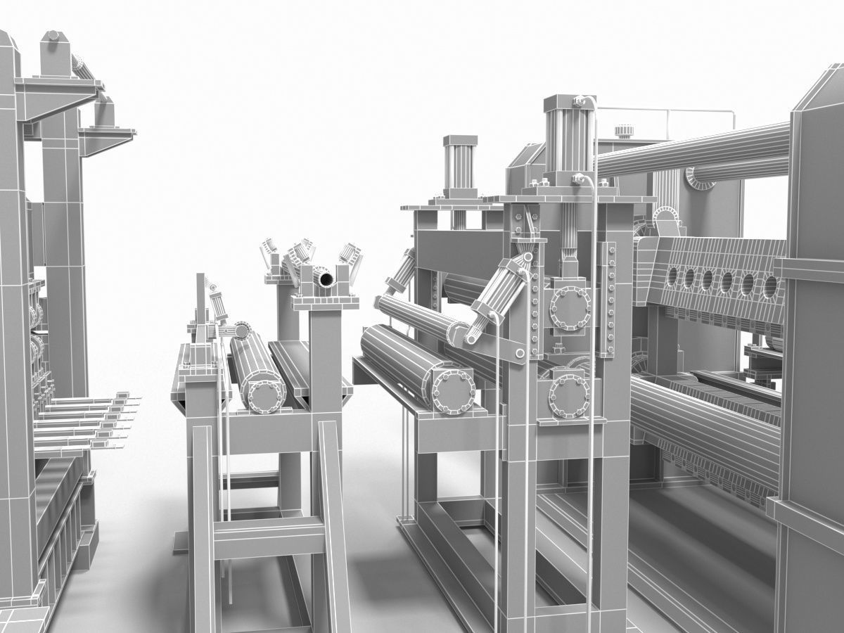 Plate Shears Guillotine 3D model_23