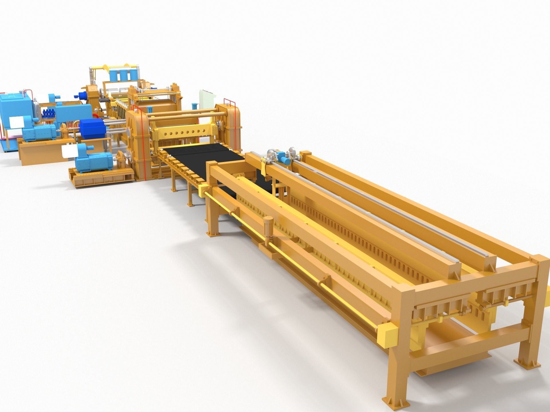 Plate Shears Guillotine 3D model_2