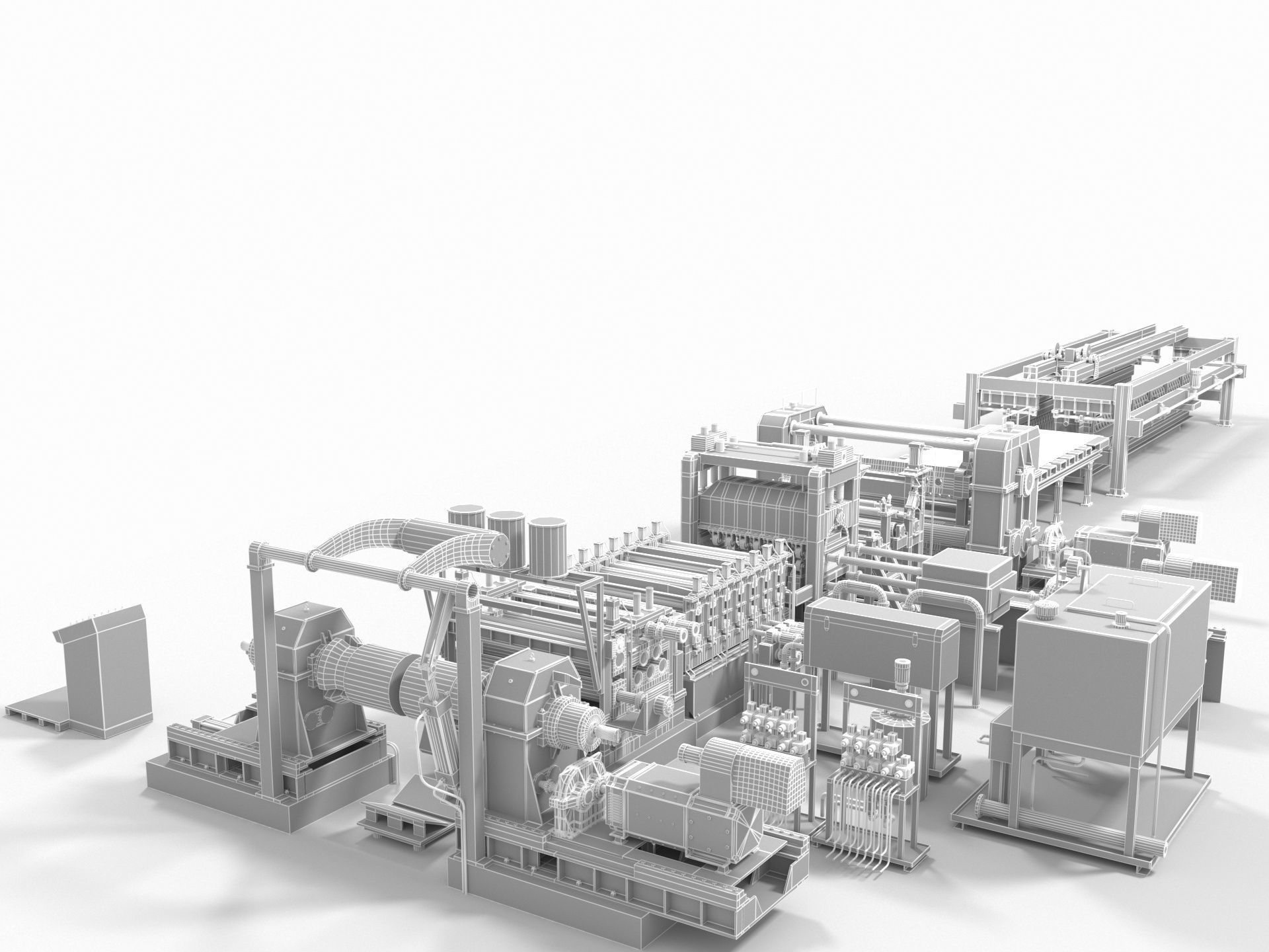 Plate Shears Guillotine 3D model_19