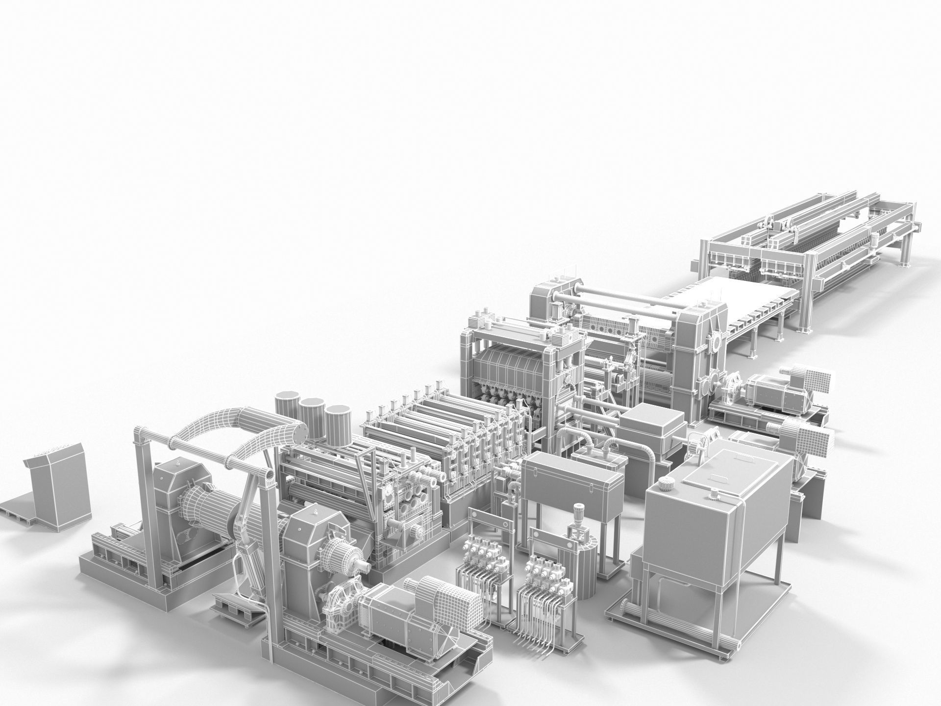 Plate Shears Guillotine 3D model_16