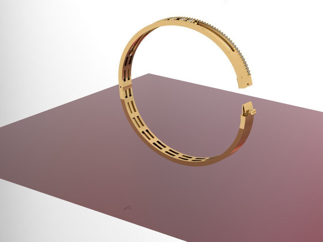 BRACELET Messika fusion  3D print model_3