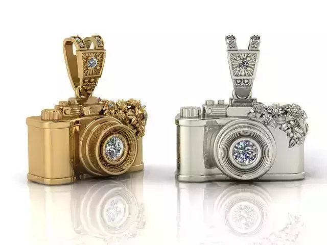 camera pendant 3D print model
