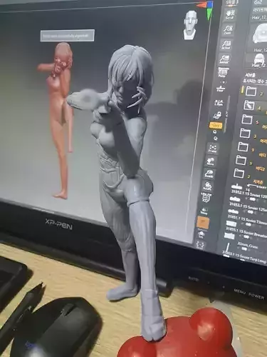 ghost in the shell 3D print model