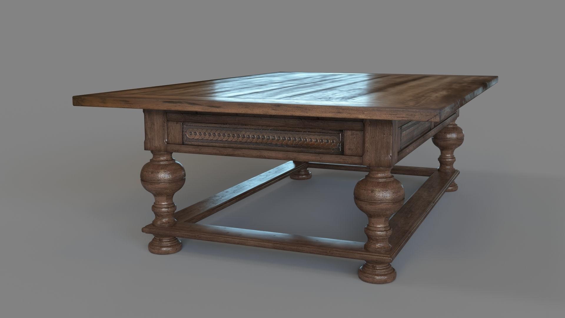 Ellington Coffee Table 3D model_2