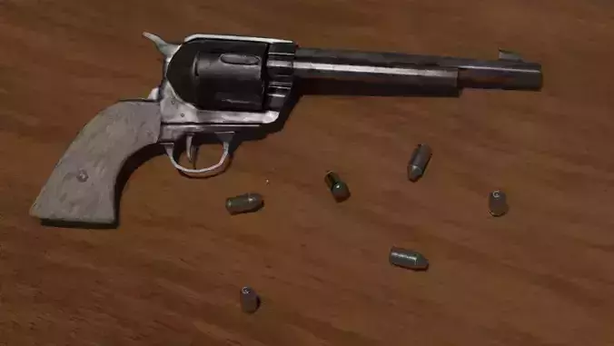 Basic Gun Low Poly 118 kb