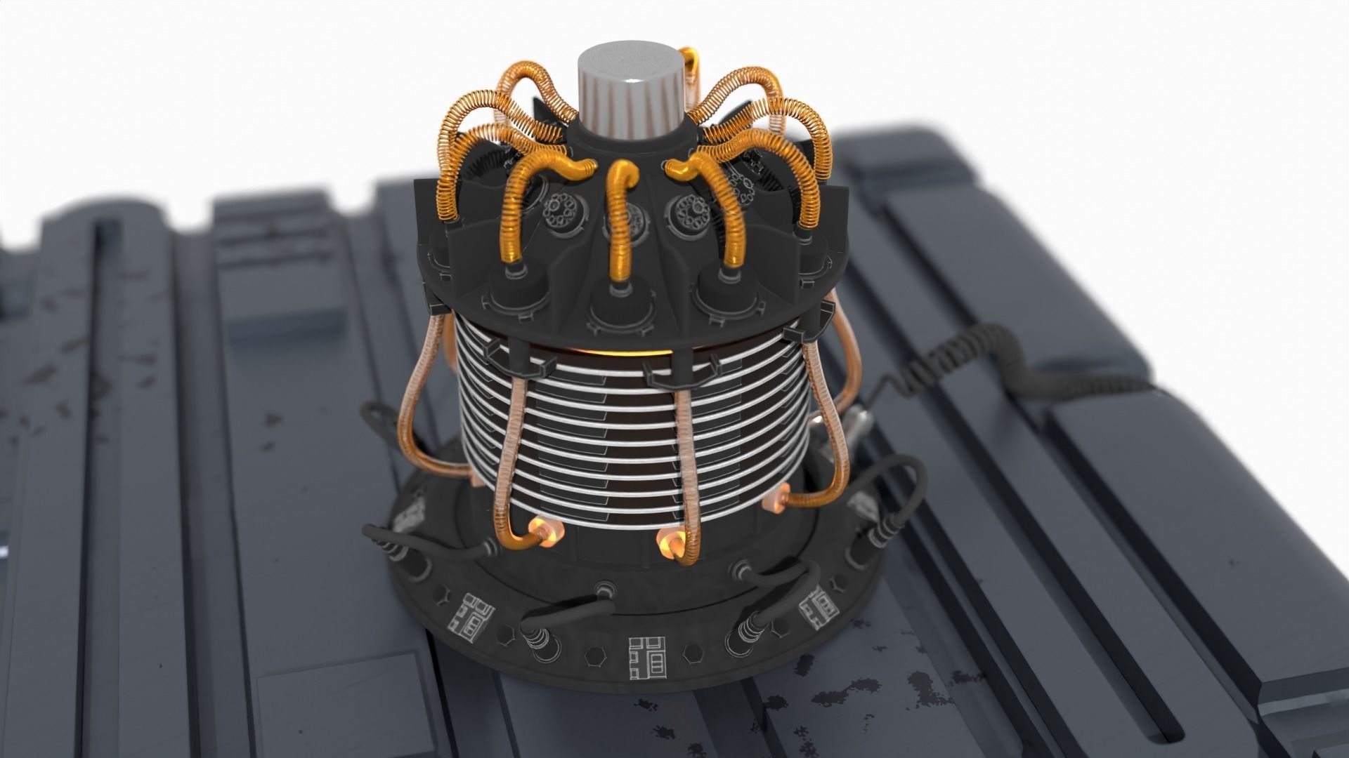 Fusion Furnace - Live size prop V2 3D print model_3