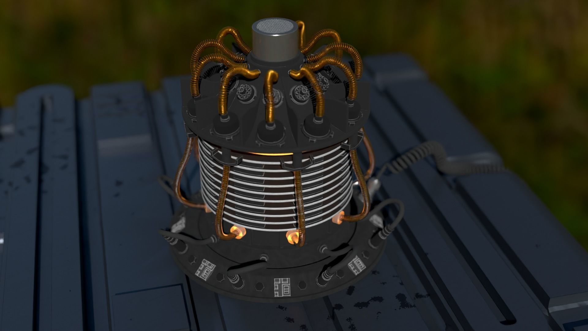 Fusion Furnace - Live size prop V2 3D print model_9