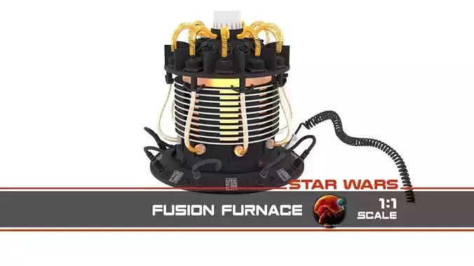 Fusion Furnace - Live size prop V2 3D print model