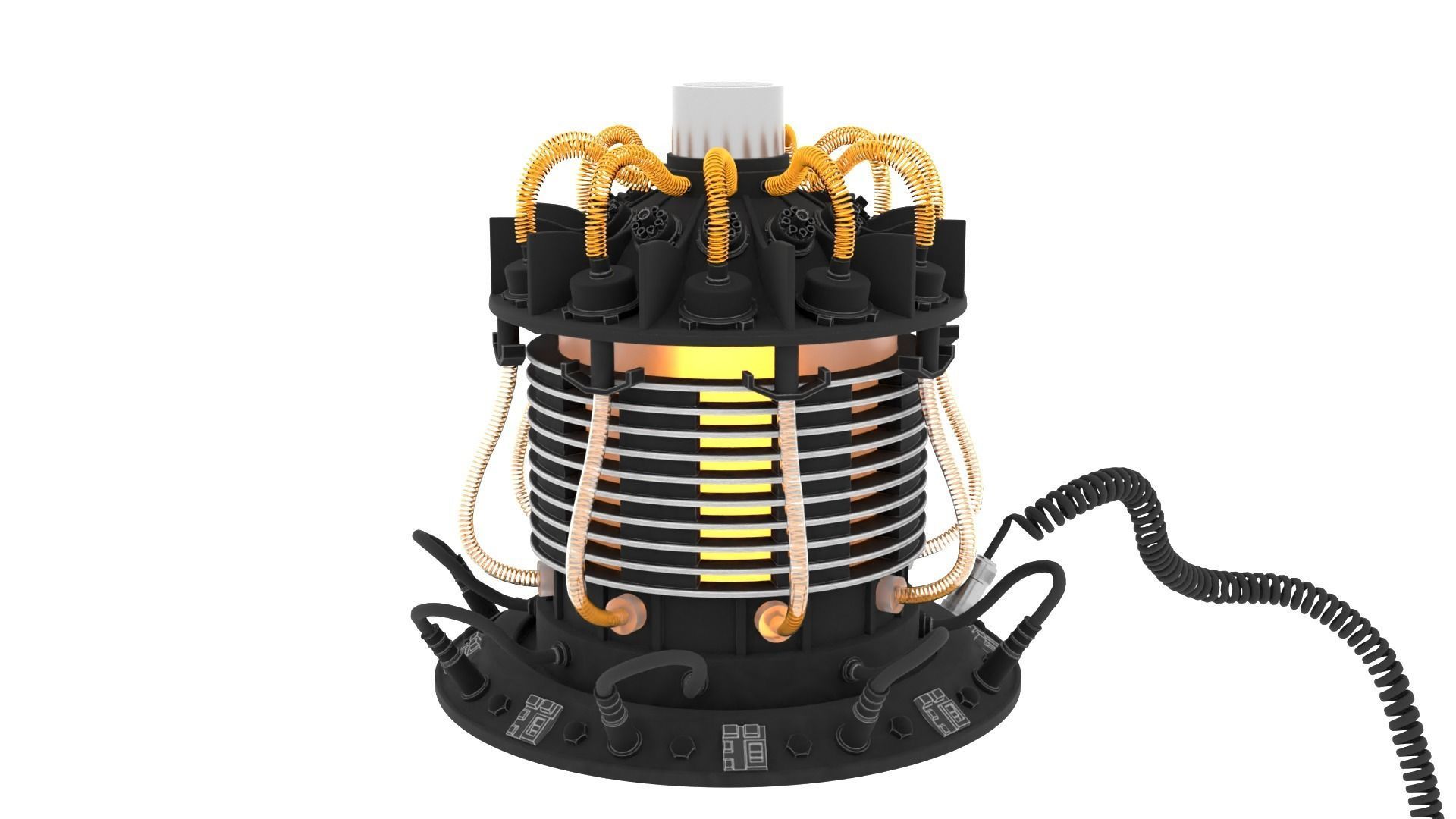 Fusion Furnace - Live size prop V2 3D print model_5