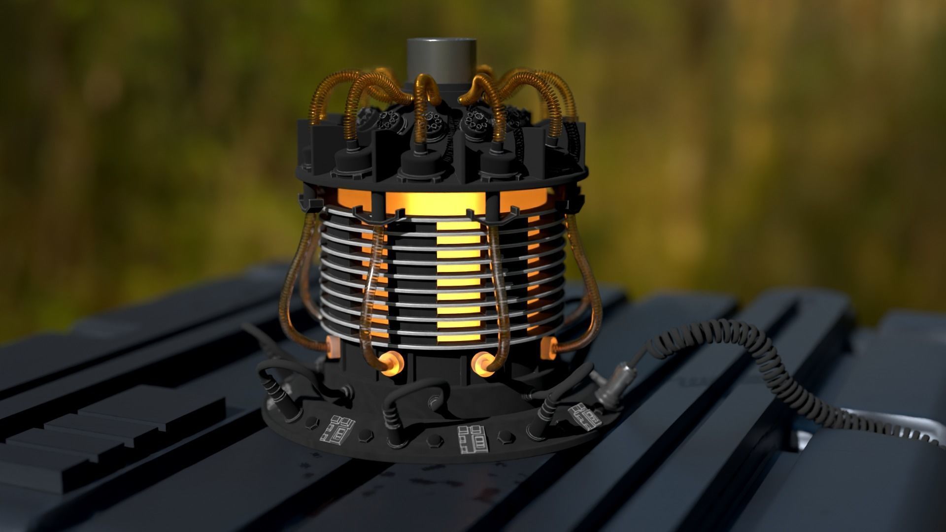 Fusion Furnace - Live size prop V2 3D print model_8