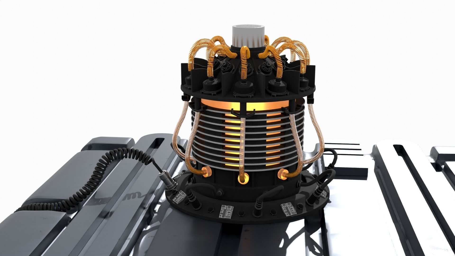 Fusion Furnace - Live size prop V2 3D print model_2