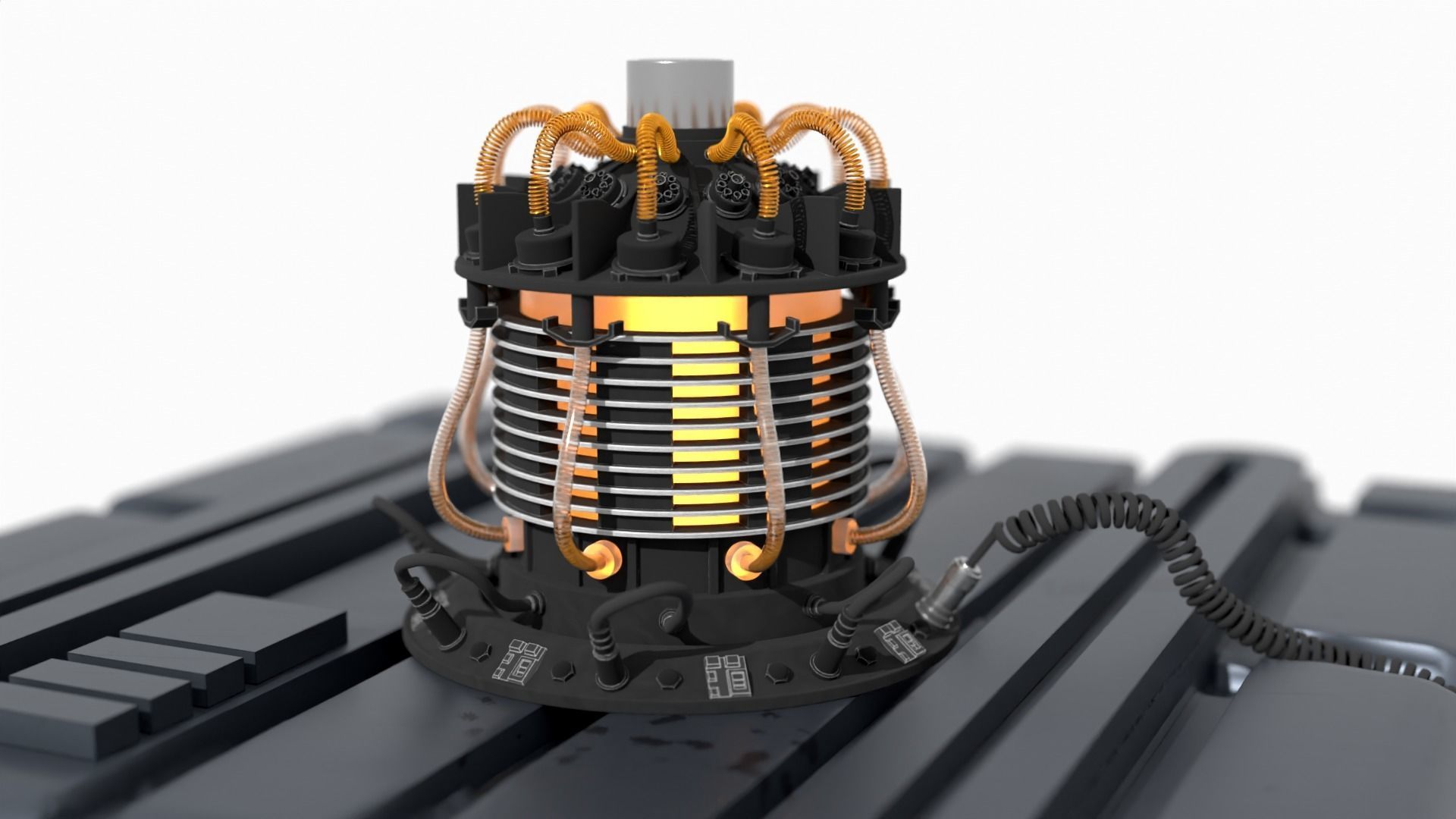 Fusion Furnace - Live size prop V2 3D print model_6