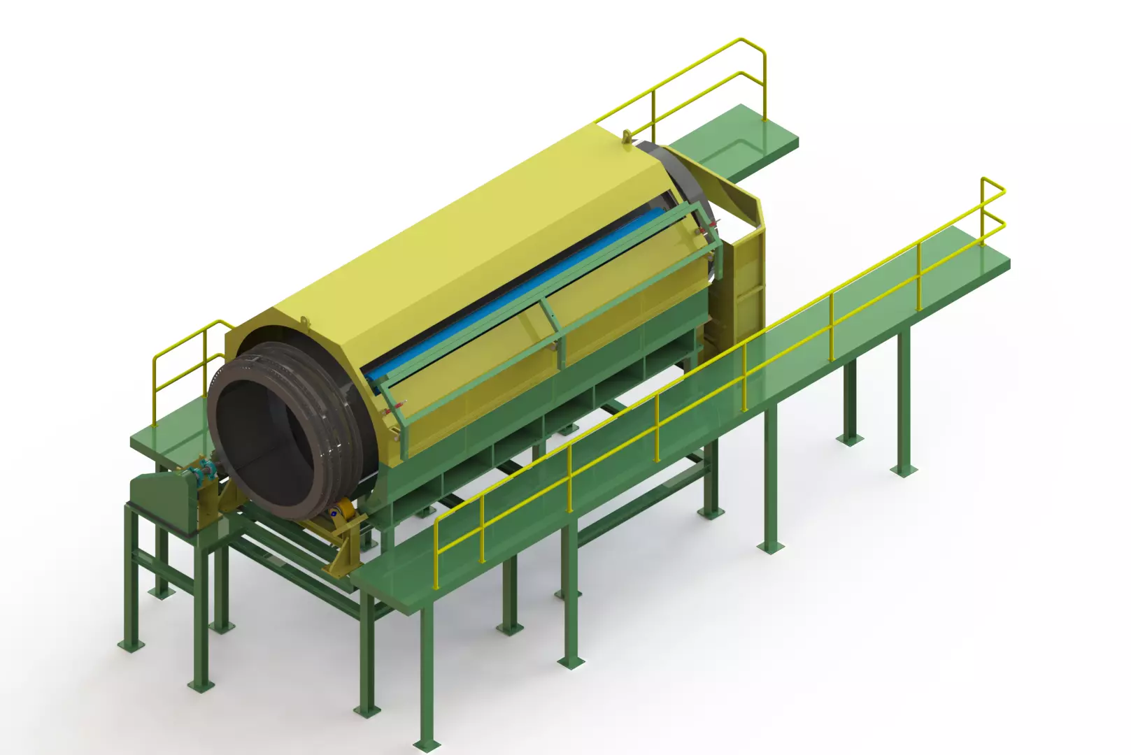 HEAVY DUTY TROMMEL SCREEN 3D model