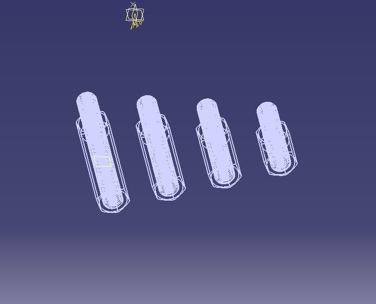 Hexagonal Stud Male-Female Connector 3D print model_3
