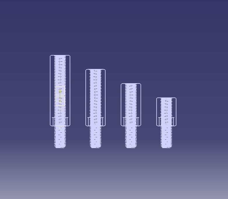 Hexagonal Stud Male-Female Connector 3D print model_13