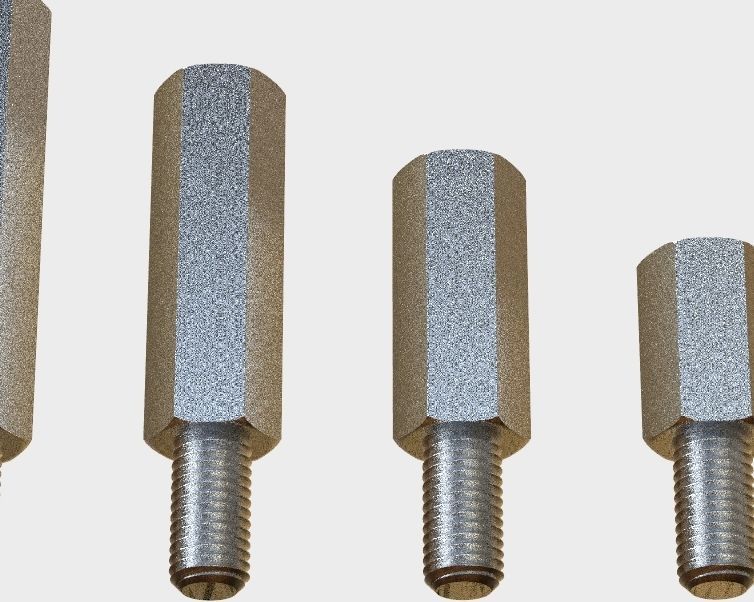 Hexagonal Stud Male-Female Connector 3D print model_38