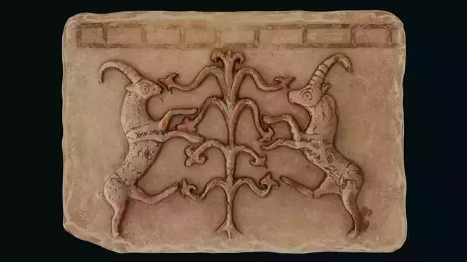 Phrygian Terracotta Low-poly 3D model