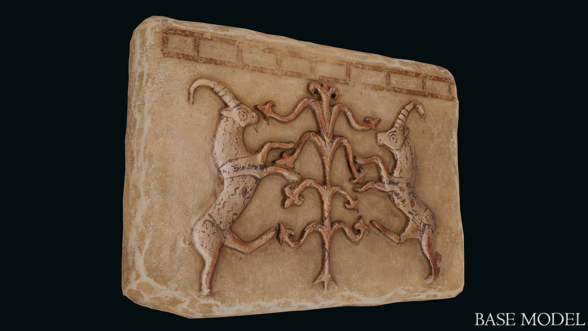 Phrygian Terracotta Low-poly 3D model_15