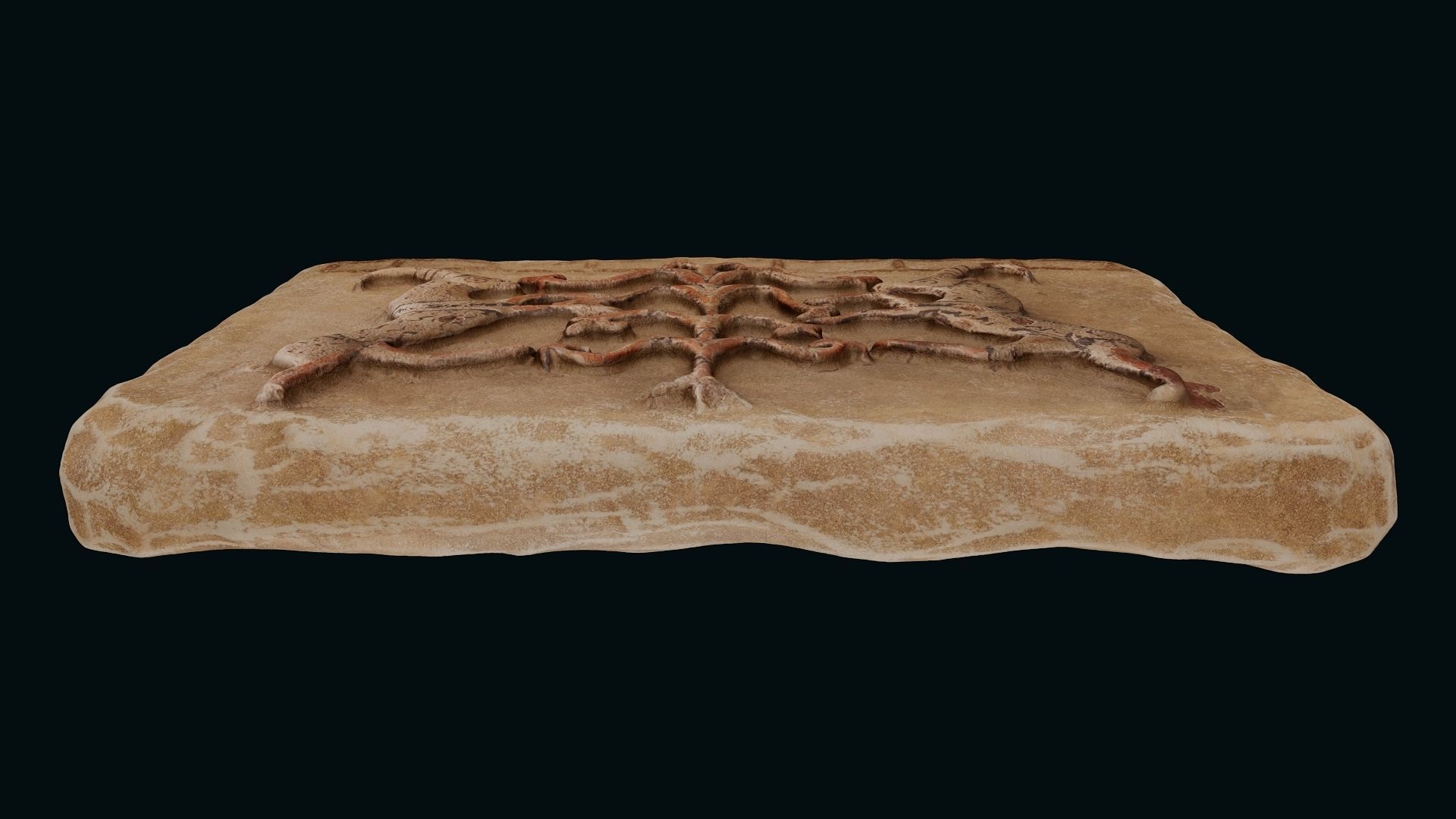 Phrygian Terracotta Low-poly 3D model_9