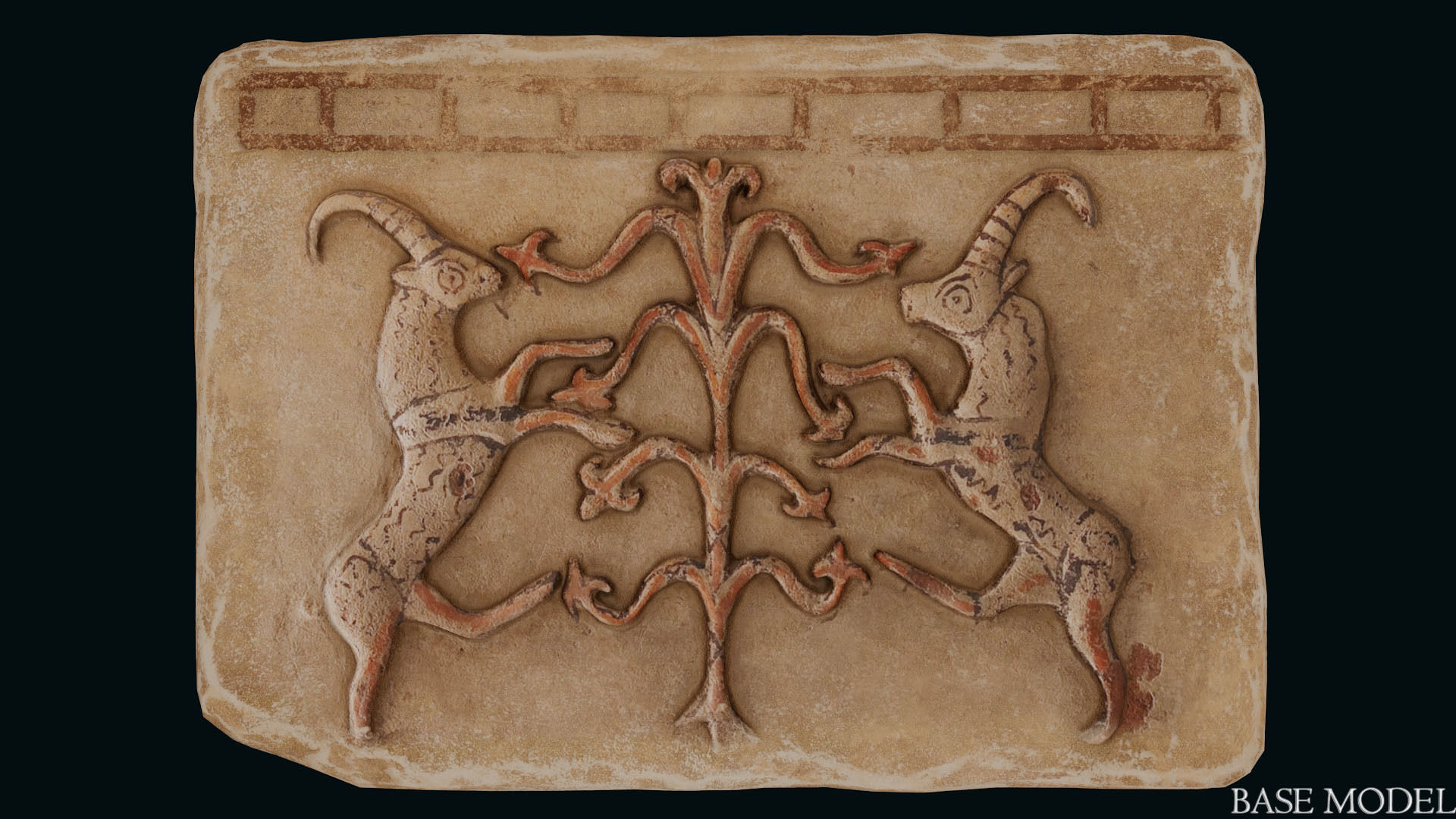 Phrygian Terracotta Low-poly 3D model_13