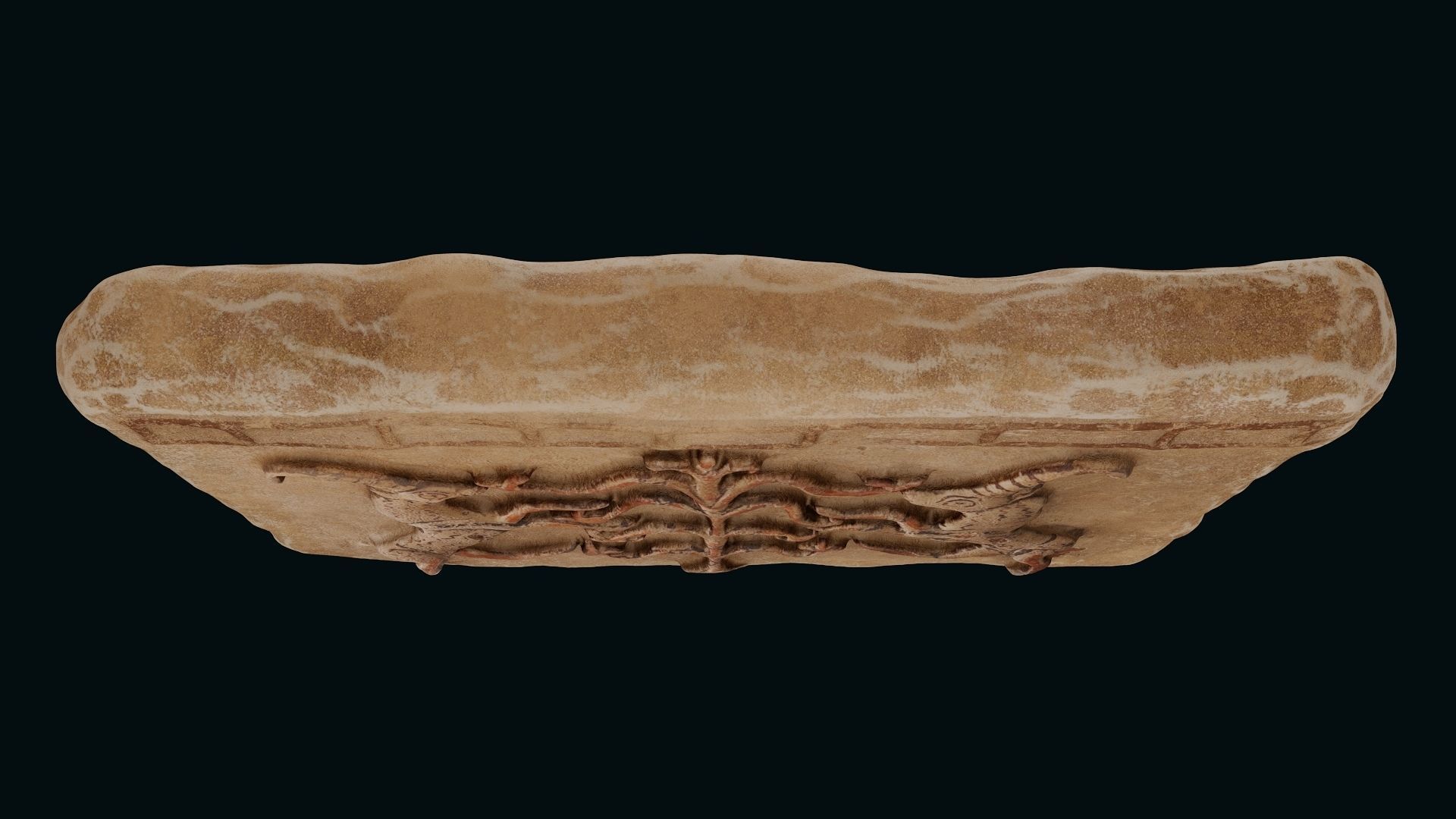 Phrygian Terracotta Low-poly 3D model_8