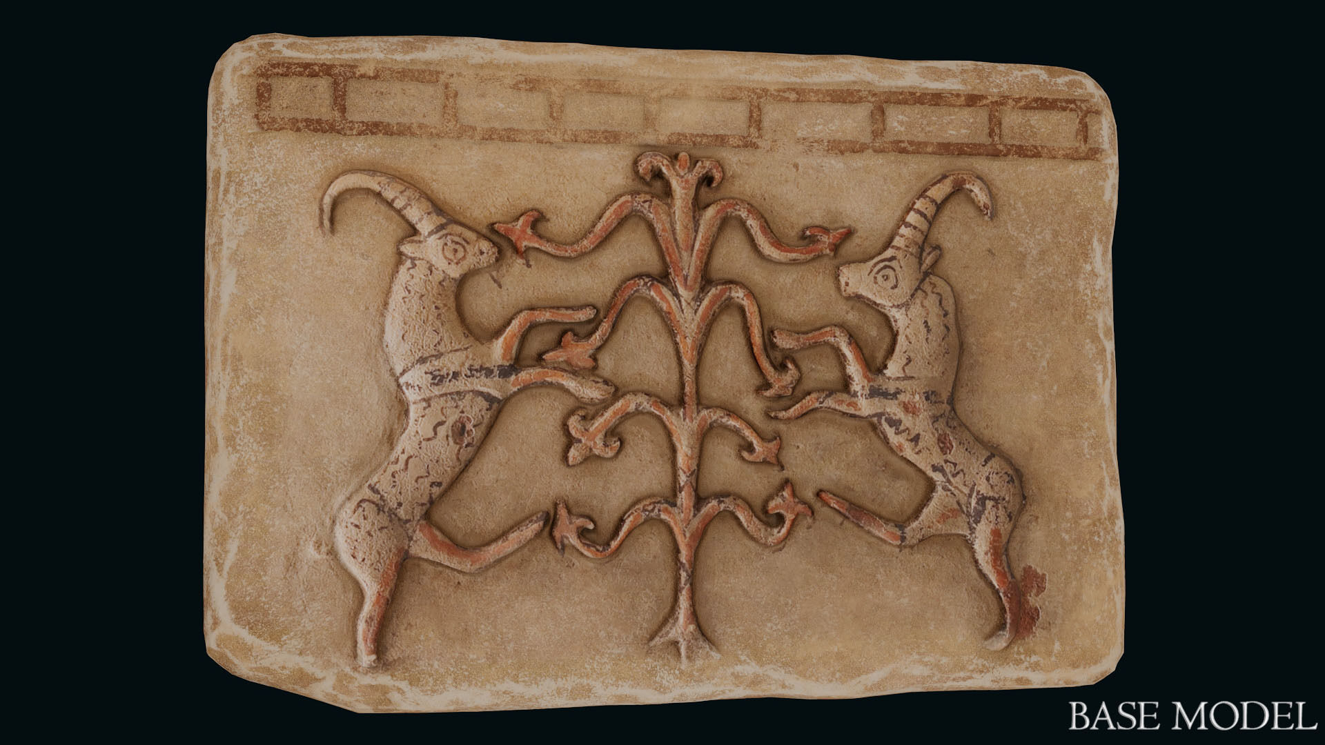 Phrygian Terracotta Low-poly 3D model_32