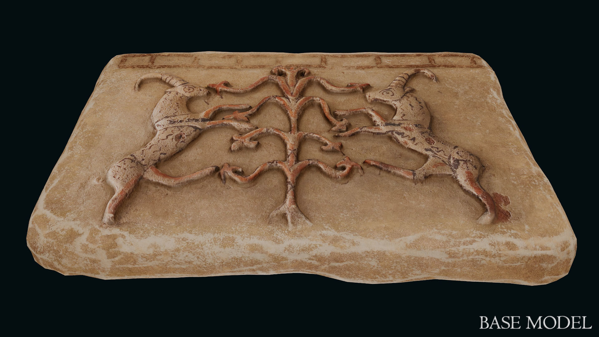 Phrygian Terracotta Low-poly 3D model_23