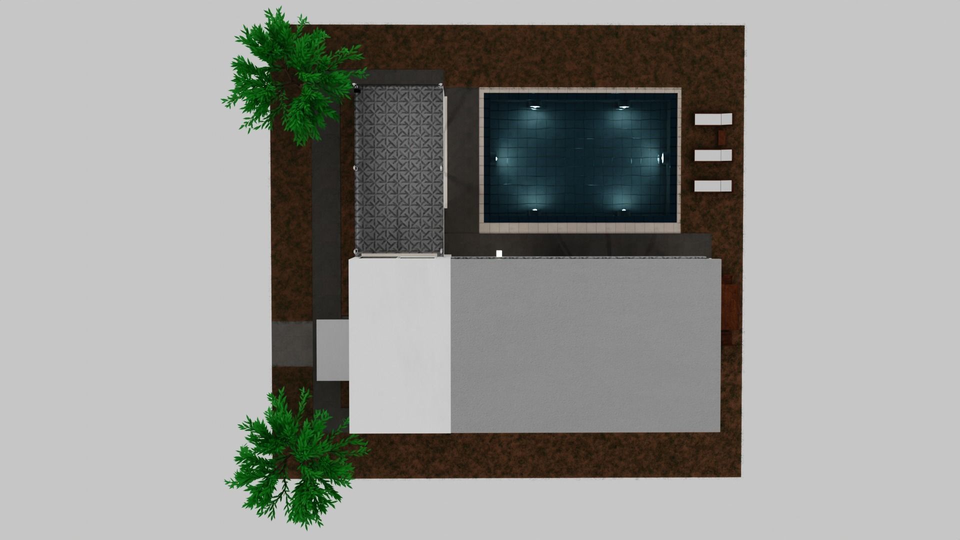 Modern House 3D model_6