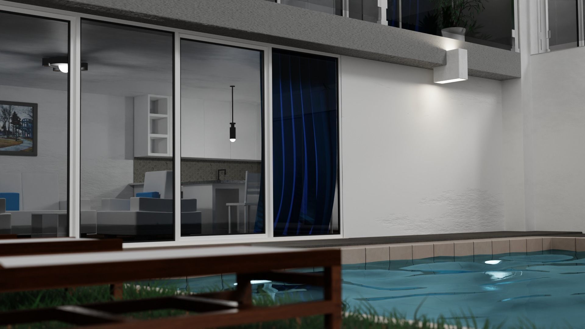 Modern House 3D model_5