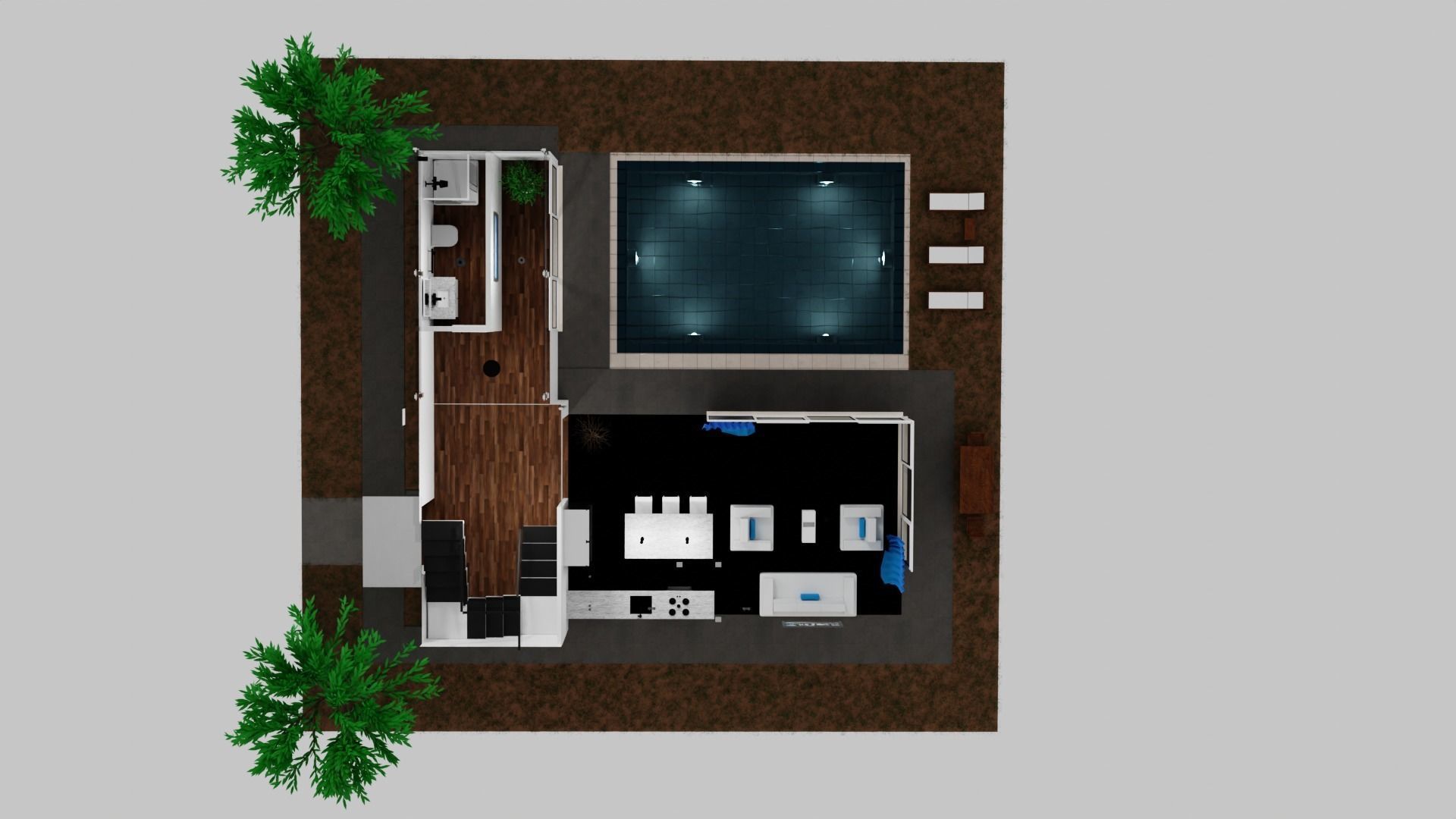 Modern House 3D model_8