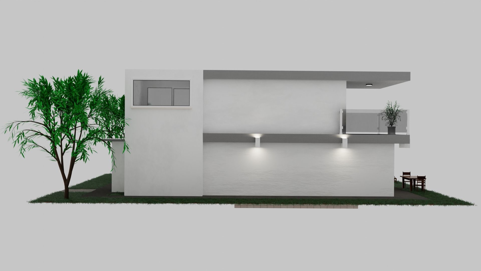 Modern House 3D model_3