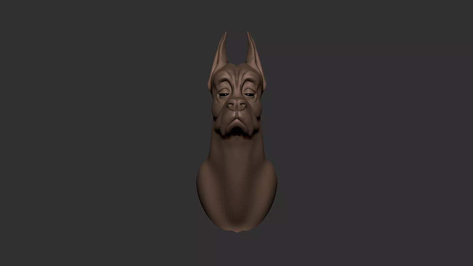 Great Dane 3D print model