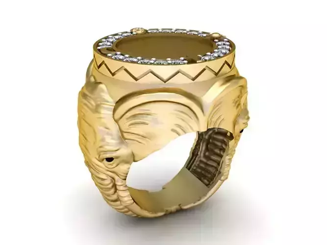 The Gold Elephant Ring