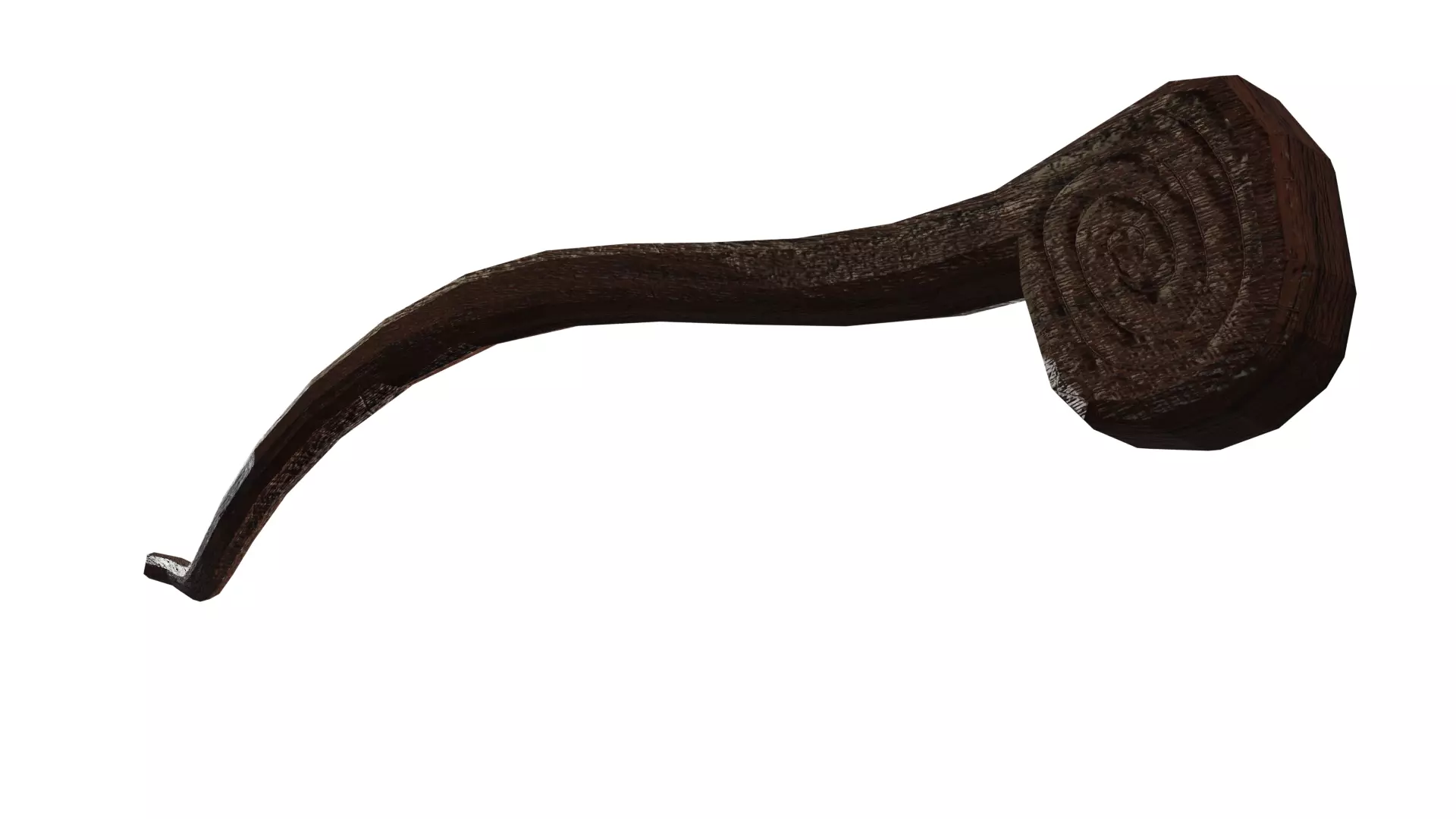 Staff - Wand - Walking Stick - Detailed low-poly Game Asset PBR 3D model_0