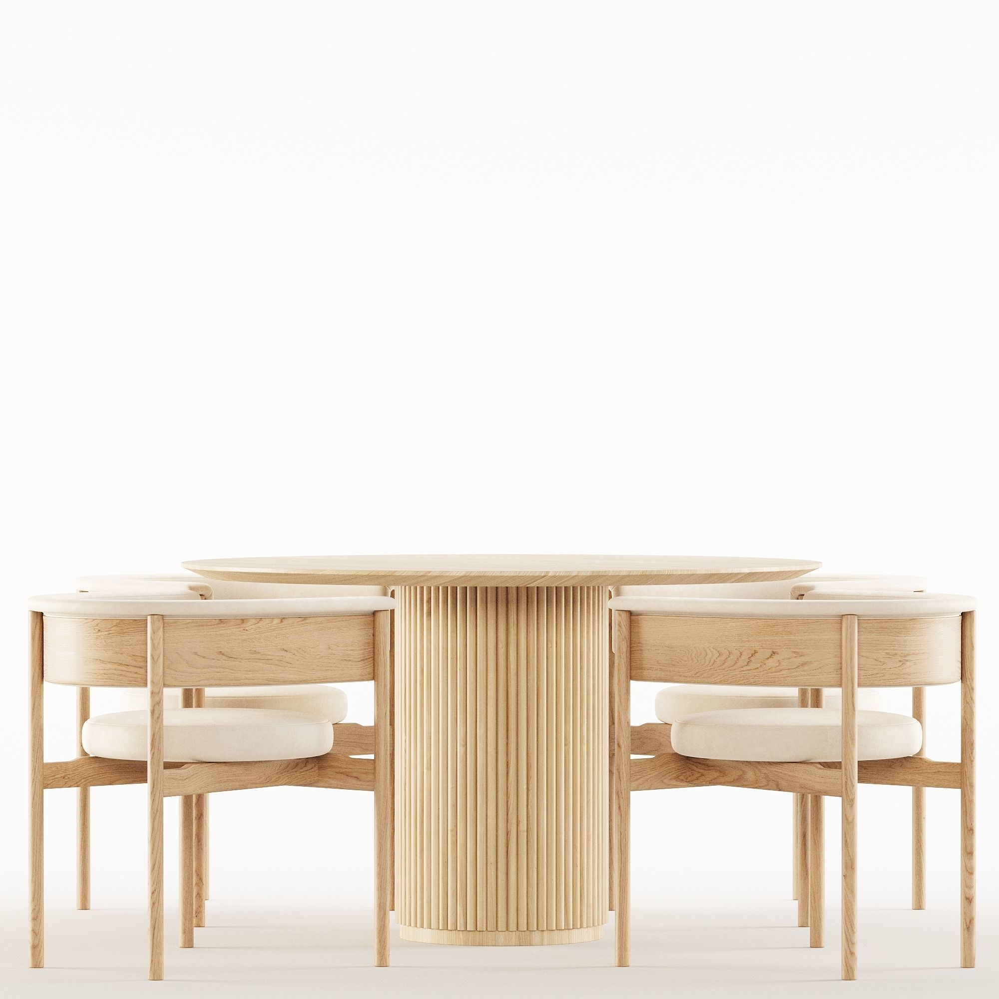 Dining Set 27 3D model_3