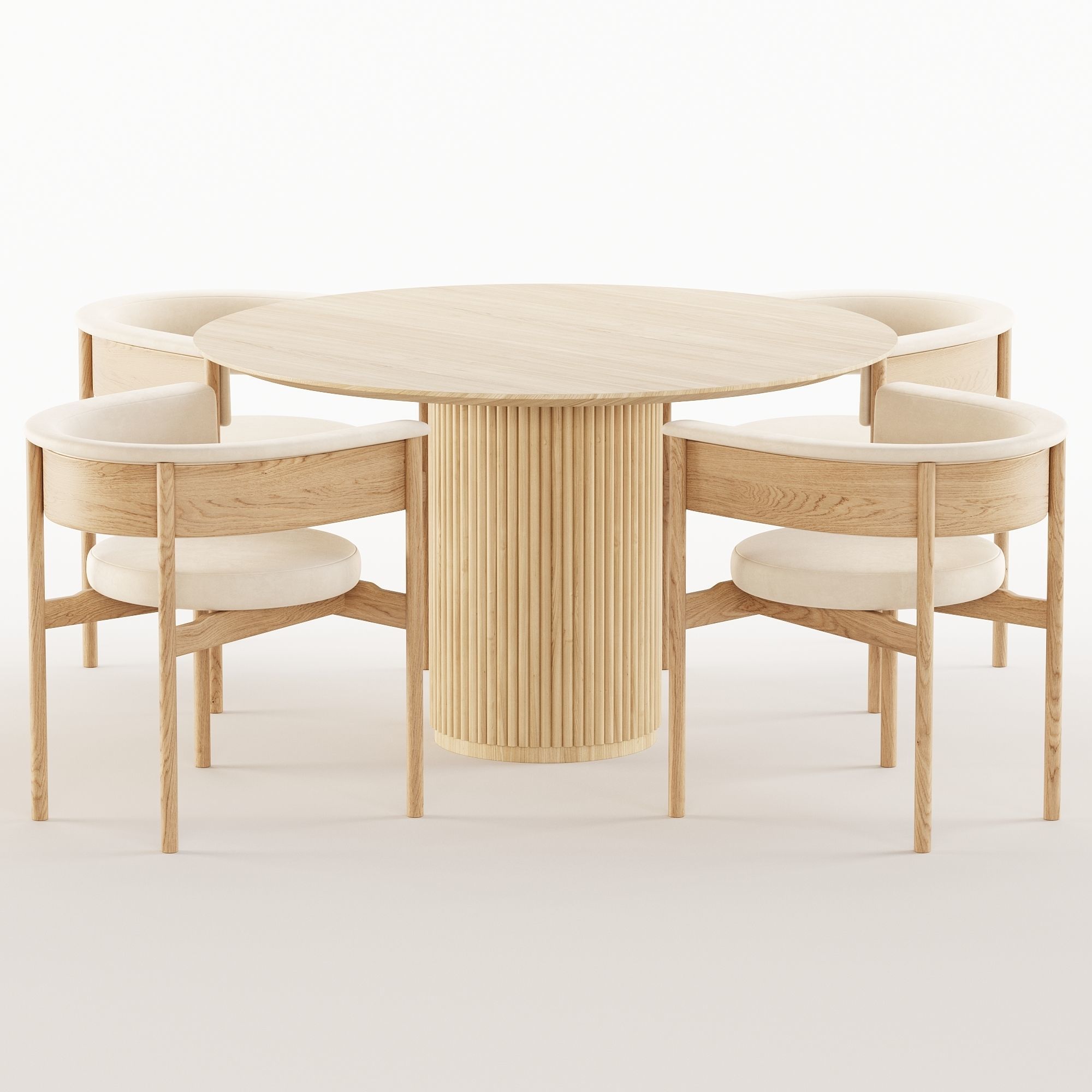 Dining Set 27 3D model_2